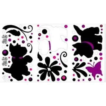 Pupsy Daisy Peel and Stick Appliques 01715