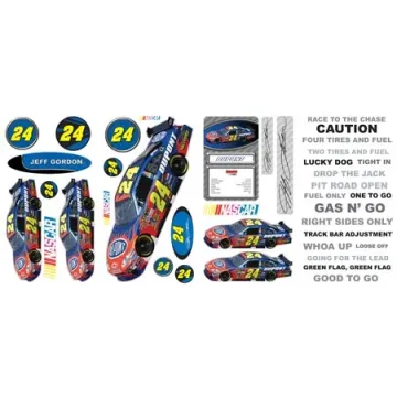 NASCAR Jeff Gordon Peel and Stick Appliques