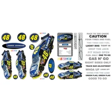 NASCAR Jimmie Johnson Wallpaper Appliques 01984