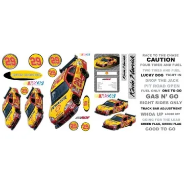 NASCAR Kevin Harvick Peel and Stick Appliques