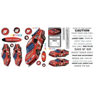 NASCAR Kasey Kahne Wall Appliques Racing Decals