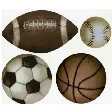 RoomMates Play Ball Sports Wallpaper Cutouts