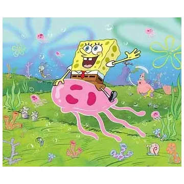 SpongeBob Bubbles Wall Mural