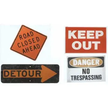 Road Construction Cutouts - 1 left