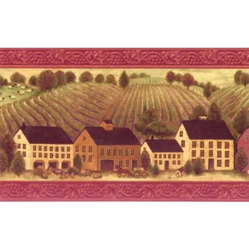 Raymond Waites Farm Wallpaper Border