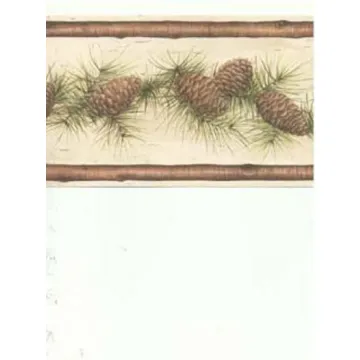 Imperial Pinecone Wallpaper Border