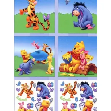 Disney Winnie The Pooh Self Stick Decorating Kit - Imperial