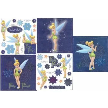 Disney Denim Tinkerbell Self Stick Decal Decorating Kit - Imperial