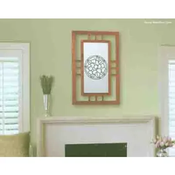 Pansy Medallion Clear Stained Glass Appliques