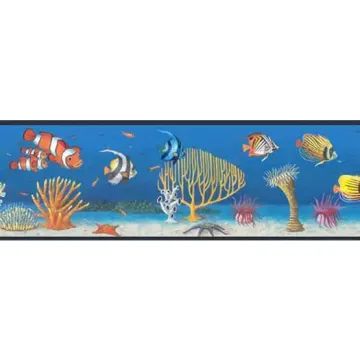 Seascape Peel and Stick Border