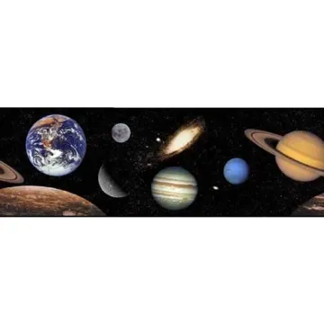 Outer Space Peel and Stick Border