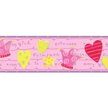 Precious Princess Peel and Stick Border