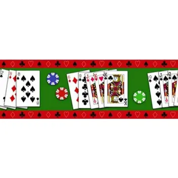 Poker Peel and Stick Border