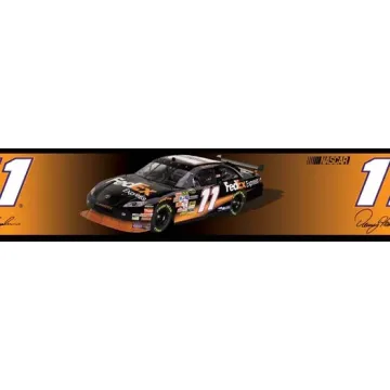 NASCAR Denny Hamlin #11 FedEx Self Adhesive Wallpaper Border