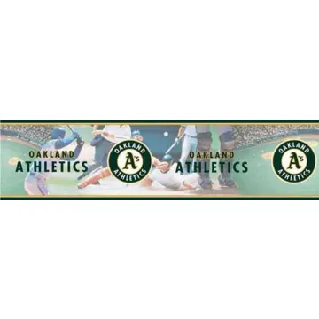 Oakland Athletics Wallpaper Border