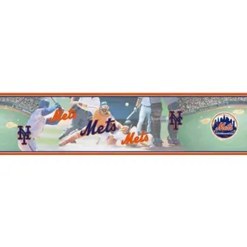 New York Mets Wallpaper Border