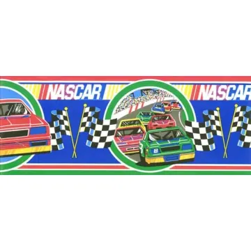 NASCAR Primary Color Wallpaper Border
