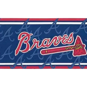 Altanta Braves Wallpaper Border