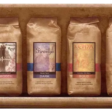 Coffee Bags Wallpaper Border
