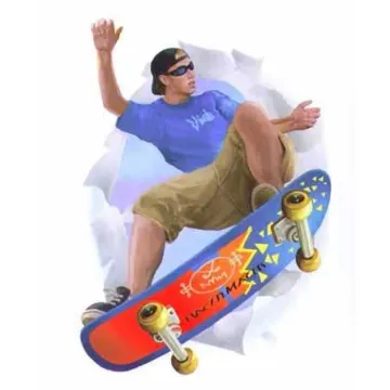 Skateboarder Break Out Mural