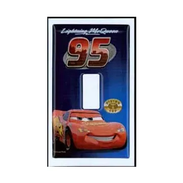 Disneys Car Lightning Toggle Light Switchpla