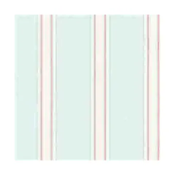 Blue, Rose and Beige Wide Stripe Wallpaper