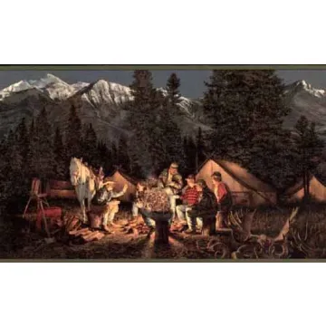 Hunting & Camping Wallpaper Border ADV2003B - Three Pillars