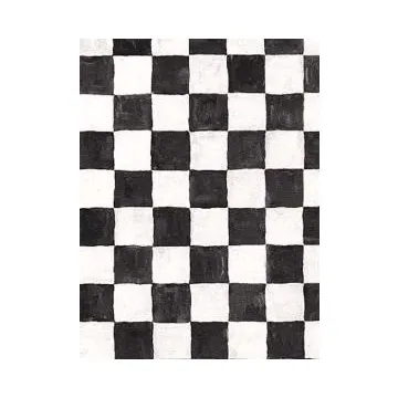 Black/White Check Wallpaper