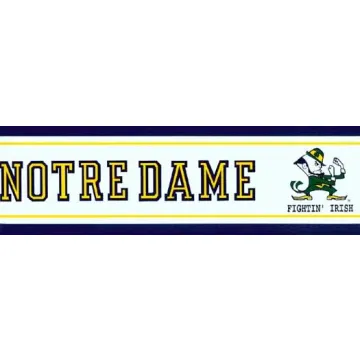 Notre Dame Fightin Irish Wall Border