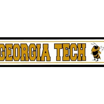 Georgia Tech Yellow Jackets NCAA Wallpaper Border