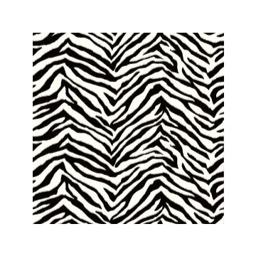 Black & White Zebra Stripe Print Wallpaper - Chesapeake Wallcoverings