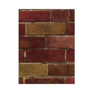 Faux Vintage Red & Tan Brick Wallpaper - Norwall Wallcoverings