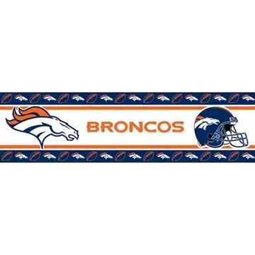 Denver Broncos NFL Peel and Stick Wallpaper Bor