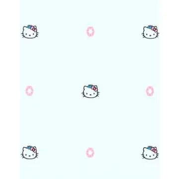 White Hello Kitty Wall Paper