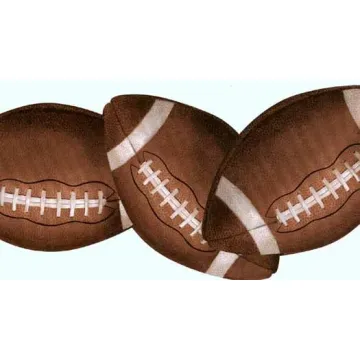 Football Die Cut Wallpaper Border aka BH1759B