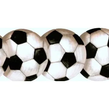 Soccer Balls Die Cut Wallpaper Border BT2900B
