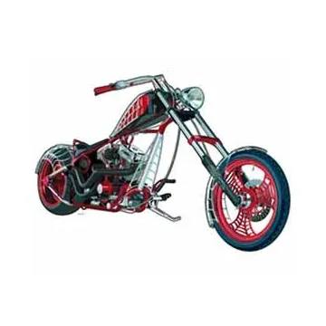 American Chopper Accent Mural BZ9196M - 1 Left