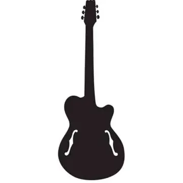 Guitar Chalkboard Wall Sticker