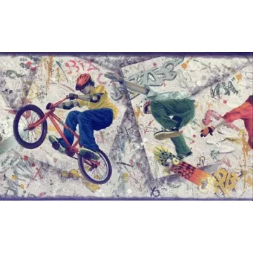 Sanitas Extreme Sport Wallpaper Border