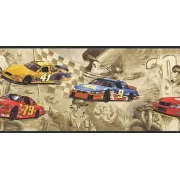 Sanitas Auto Racing Wallpaper Border