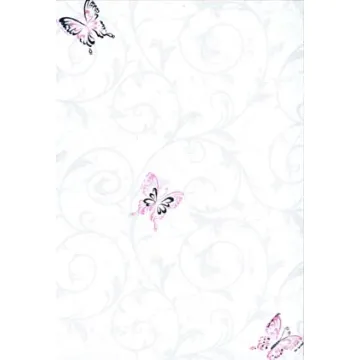 Candice Olson Scroll Butterfly Wallpaper