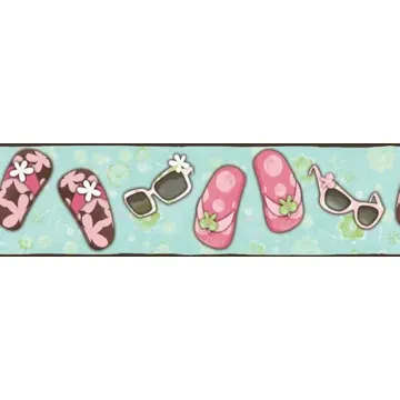 Candice Olson Brown Shades and Shoes Border