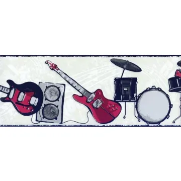 Candice Olson Black Rock N Roll Border