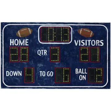 Football Scoreboard Wall Mural aka MP4995M