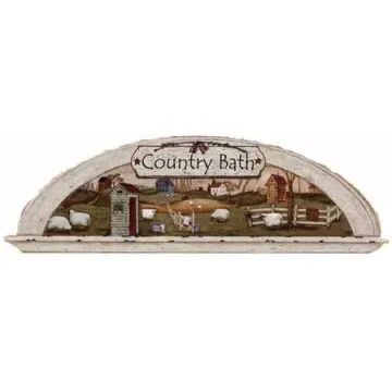 Country Bath Arch Wall Mural