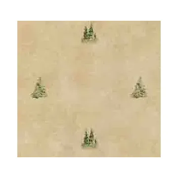 Pine Tree Beige Wallpaper