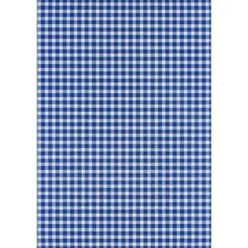 Gingham Blue Country Wallpaper