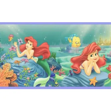Disney Little Mermaid Wallpaper Border