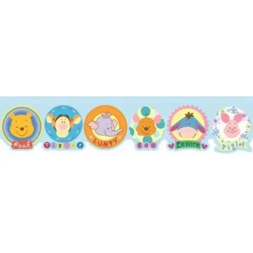 Disneys Pooh and Heffalump WallPaper Border