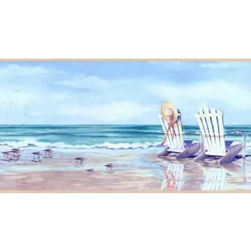 By the Shore Wallpaper Border